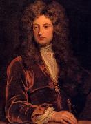 Sir Godfrey Kneller Portrait of John Vanbrugh painting